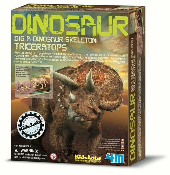 4M Dig A Triceratops Skeleton