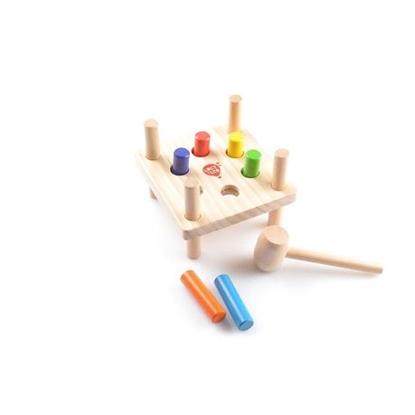 wooden hammer toy set