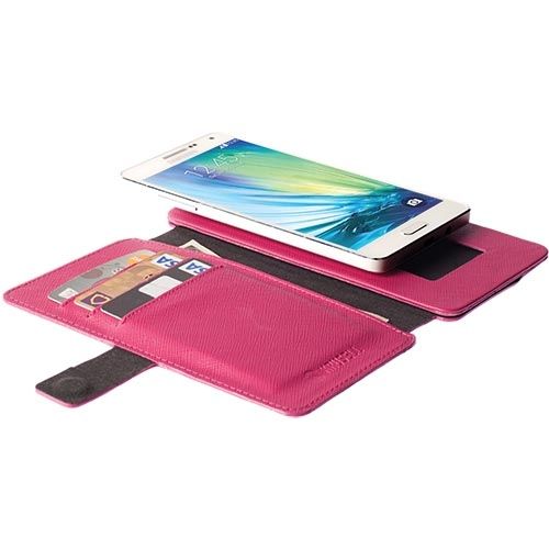 Krusell Malmo FlipWallet Slide 5XL - Cerise/Pink