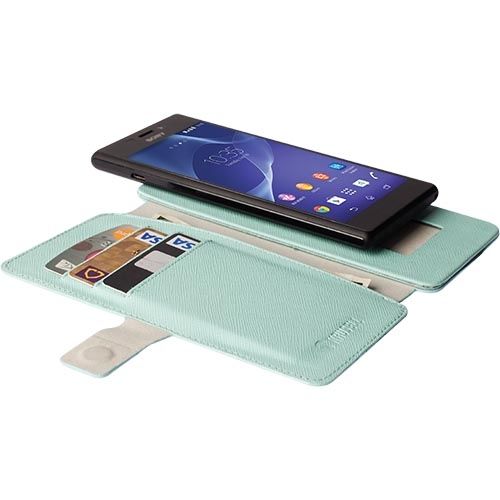 Krusell Malmo 4XL FlipWallet Universal - Mint