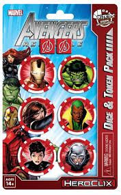 Marvel HeroClix Avengers Assemble - Dice and Token Pack Iron Man