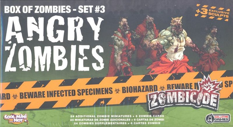 Zombicide Box Of Zombies Set #3 Angry Zombies