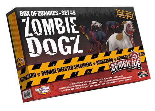 Zombicide Box Of Zombies Set #5 Zombie Dogz