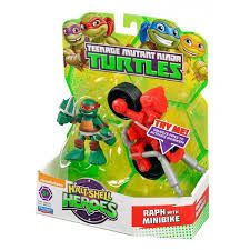 Teenage Mutant Ninja Turtles Half Shell Heroes 2 Pack Figures - Mikey With Skateboard