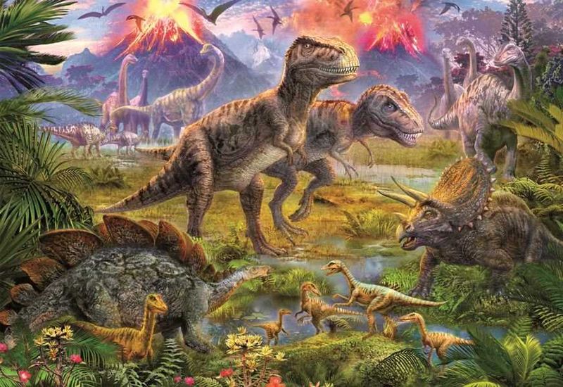 Educa Dinosaur Gathering Puzzle - 500 Piece