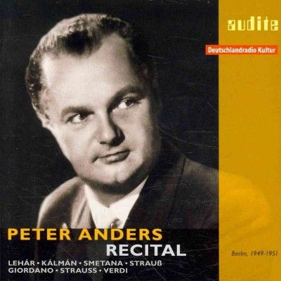 Peter Anders: Recital (CD / Album)