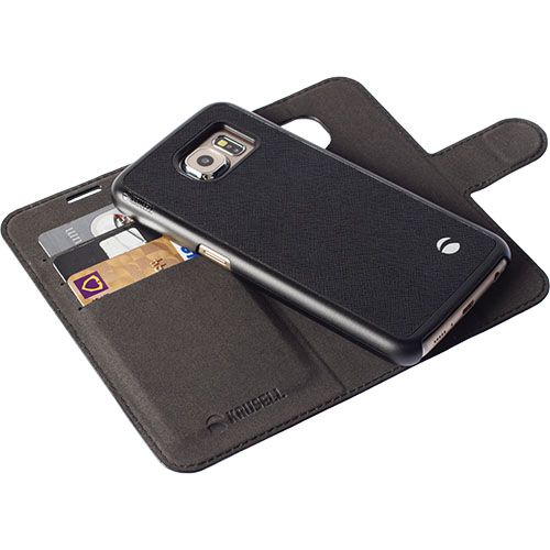 Krusell Malmo Wallet 2-in-1 for the Samsung S6 - Black