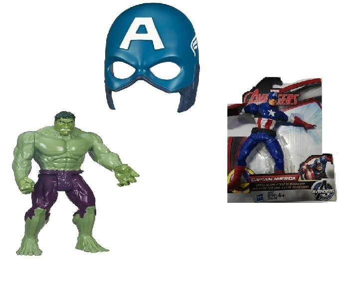 Avengers Bundle - Hulk + Falcon + Captain America Mask