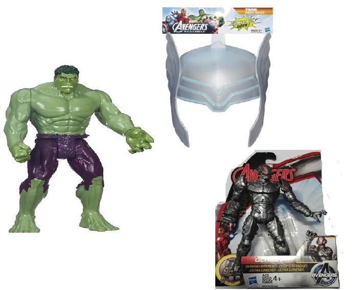 Avengers Bundle - Hulk + Ultron + Thor Mask