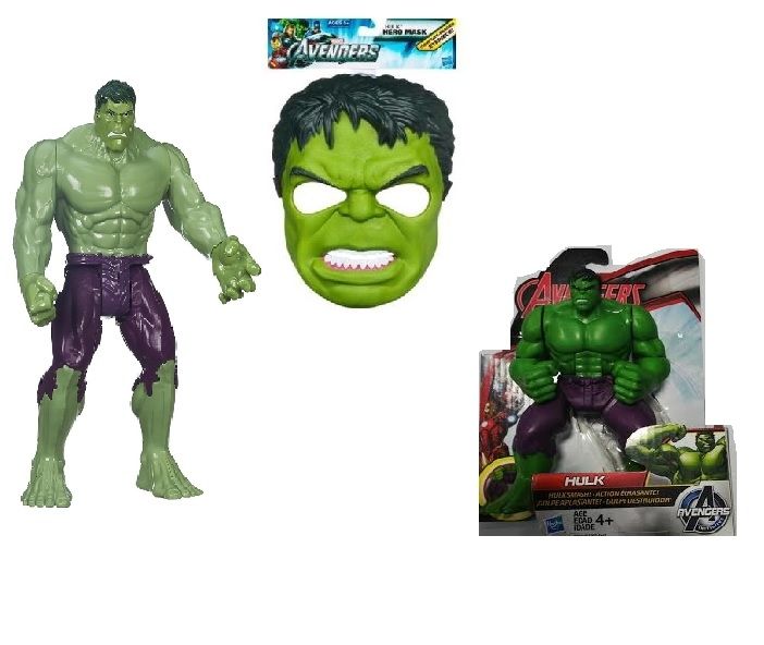 Avengers Bundle - Hulk + Hulk + Iron Man Mask