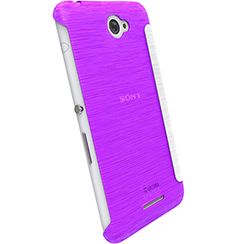 Krusell Boden Cover for Sony Xperia E4/E4 Dual - Transparent Purple