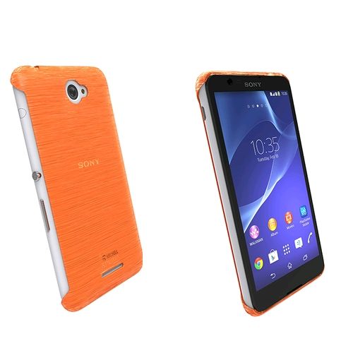 Krusell Boden Cover for Sony Xperia E4/E4 Dual - Transparent Orange