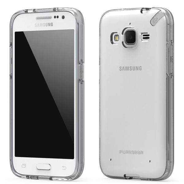 PureGear Slim Shell Case for Samsung Galaxy Core Prime - Clear/Clear