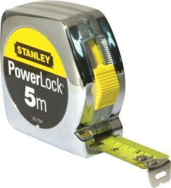 Stanley - Tape Power Lock - 5m x 1.9cm