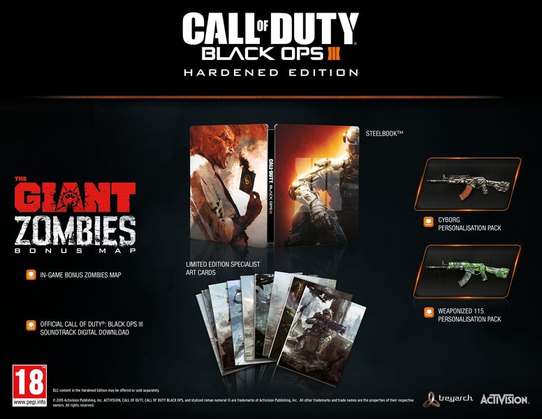 CALL OF DUTY BLACK OPS 3 HARDENED EDITION (PS4)