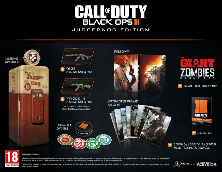 CALL OF DUTY BLACK OPS 3 JUGGERNOG EDITION (PS4)