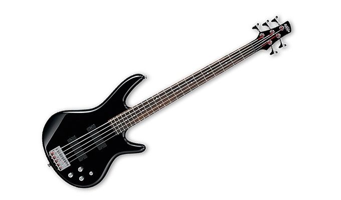 Ibanez GSR205-BKN Gio Series 5-String Bass Guitar, Black