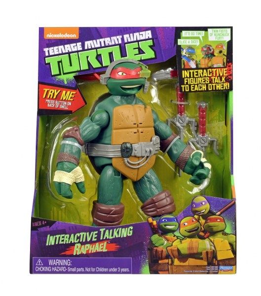 Teenage Mutant Ninja Talking Turtles 28cm - Raphael