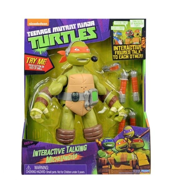 Teenage Mutant Ninja Talking Turtles 28cm - Michelangelo