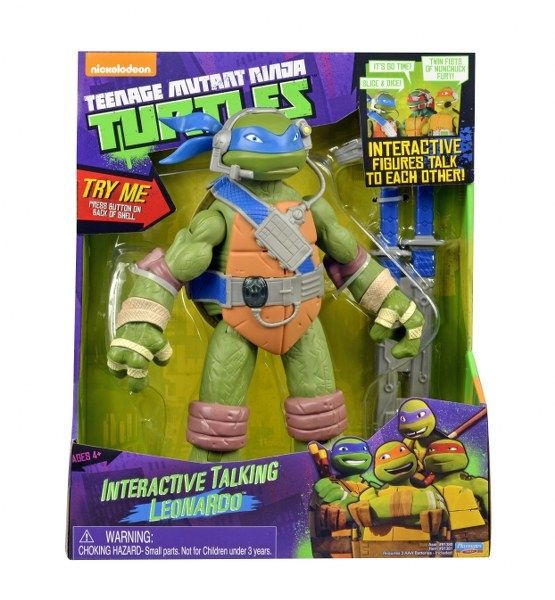 Teenage Mutant Ninja Talking Turtles 28cm - Leonardo