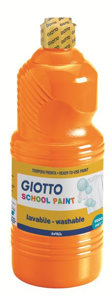 Giotto School Paint 1000ml - Orange