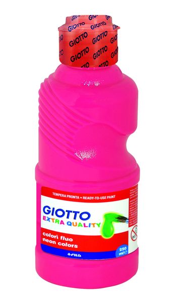 Giotto Fluo Paint 250ml - Pink