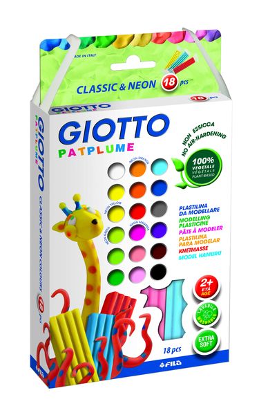 Giotto Patplume Modelling Clay - 18x 20g