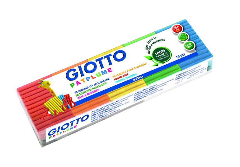 Giotto Patplume Modelling Clay Block - 10 x 50g