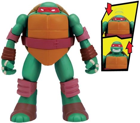 Teenage Mutant Ninja Turtle Basic Figure - Head Droppin' Raphael