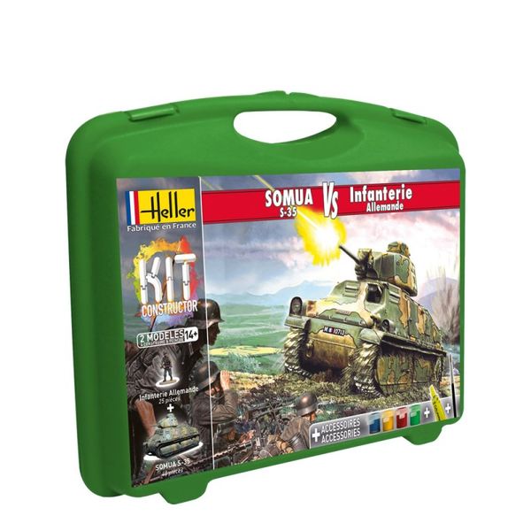 Heller Kit Constructor Somua Vs Infantrie