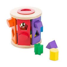 Melissa &amp; Doug Shape Sorting Drum