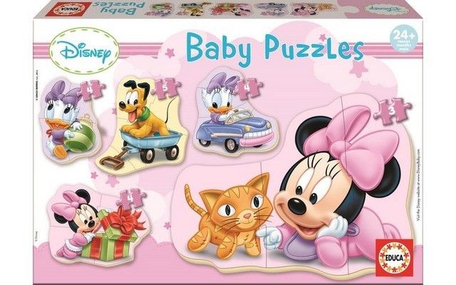 Educa Baby 5-in-1 Puzzle - Minnie