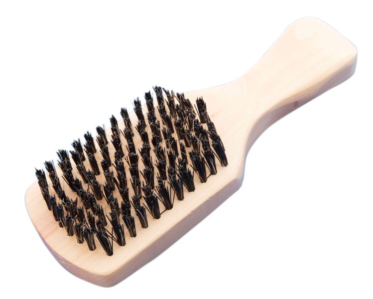 Lucky Wooden Paddle Bristle Hair Brush- Medium
