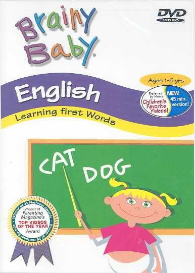 Brainy Baby English: Learning First Words - (Region 1 Import DVD)