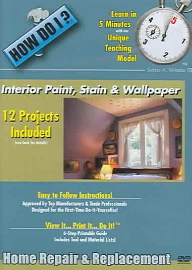 How Do I/Paint Stain &amp; Wallpaper - (Region 1 Import DVD)