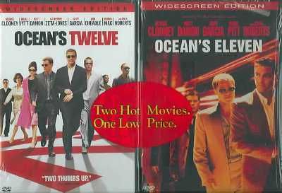 Ocean's Twelve/Ocean's Eleven (2001) - (Region 1 Import DVD)