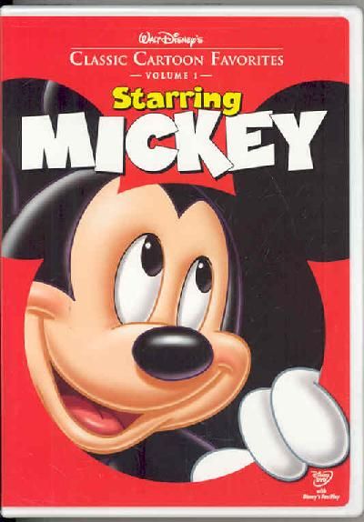 Starring Mickey - (Region 1 Import DVD)