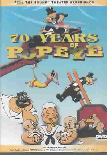 70 Years of Popeye - (Region 1 Import DVD)