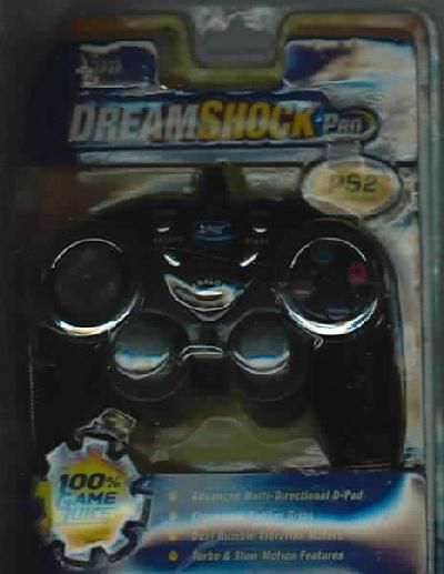 PS2 Dreamshock Pro Contr Black - (Import Games Accessory)