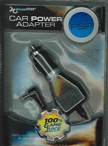 Psp Car Power Adapter Black - (Import Games Accessory)