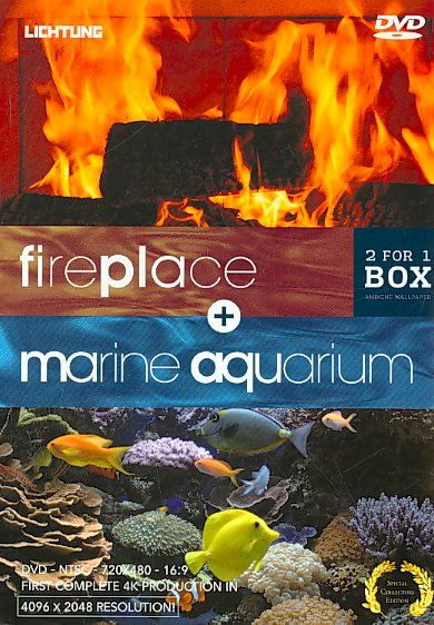 Fireplace/Marine Aquarium - (Region 1 Import DVD)