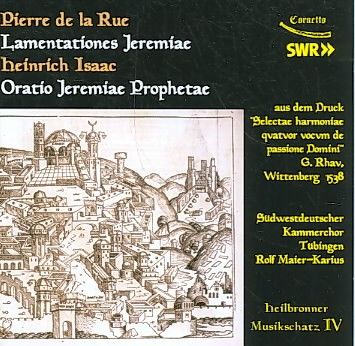 Rue/Isaac:Lamentationes Jeremiae - (Import CD)