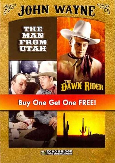 Man from Utah/Dawn Rider - (Region 1 Import DVD)