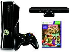 Xbox 360 Console (250GB Hard drive) with (Kinect Sensor + Kinect Adventures incl.)