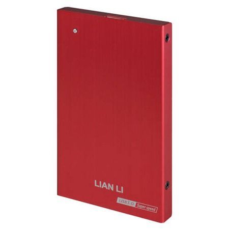 Lian-li ex-10Q Red - 2.5 Inch Sata external enclosure