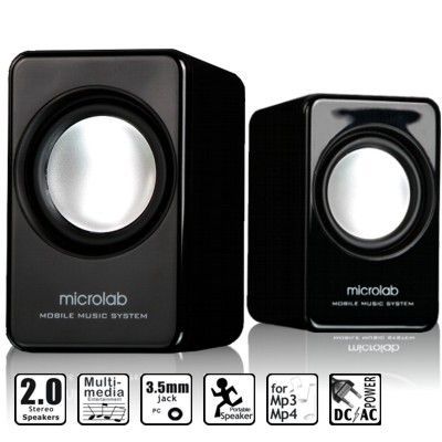 Microlab MD122 - Mobile Stereo Speaker - USB