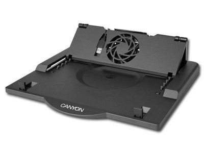 Canyon Notebook Stand (Adjustable) and cooling fan