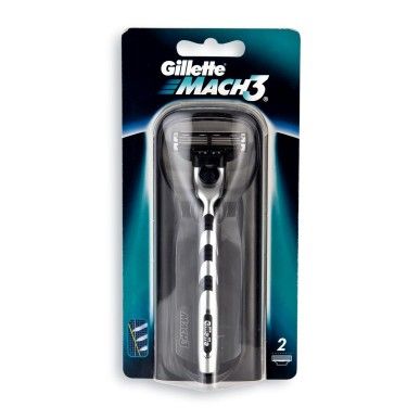 Gillette Mach3 Razor Blades - x2 Blades