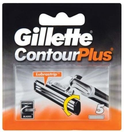 Gillette Contour Plus Cartridges 5's