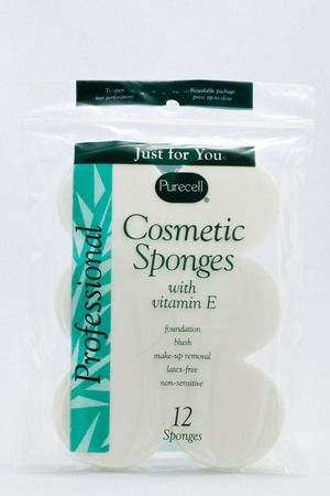 Dicon - Round Purecell Cosmetic Sponges 12'S